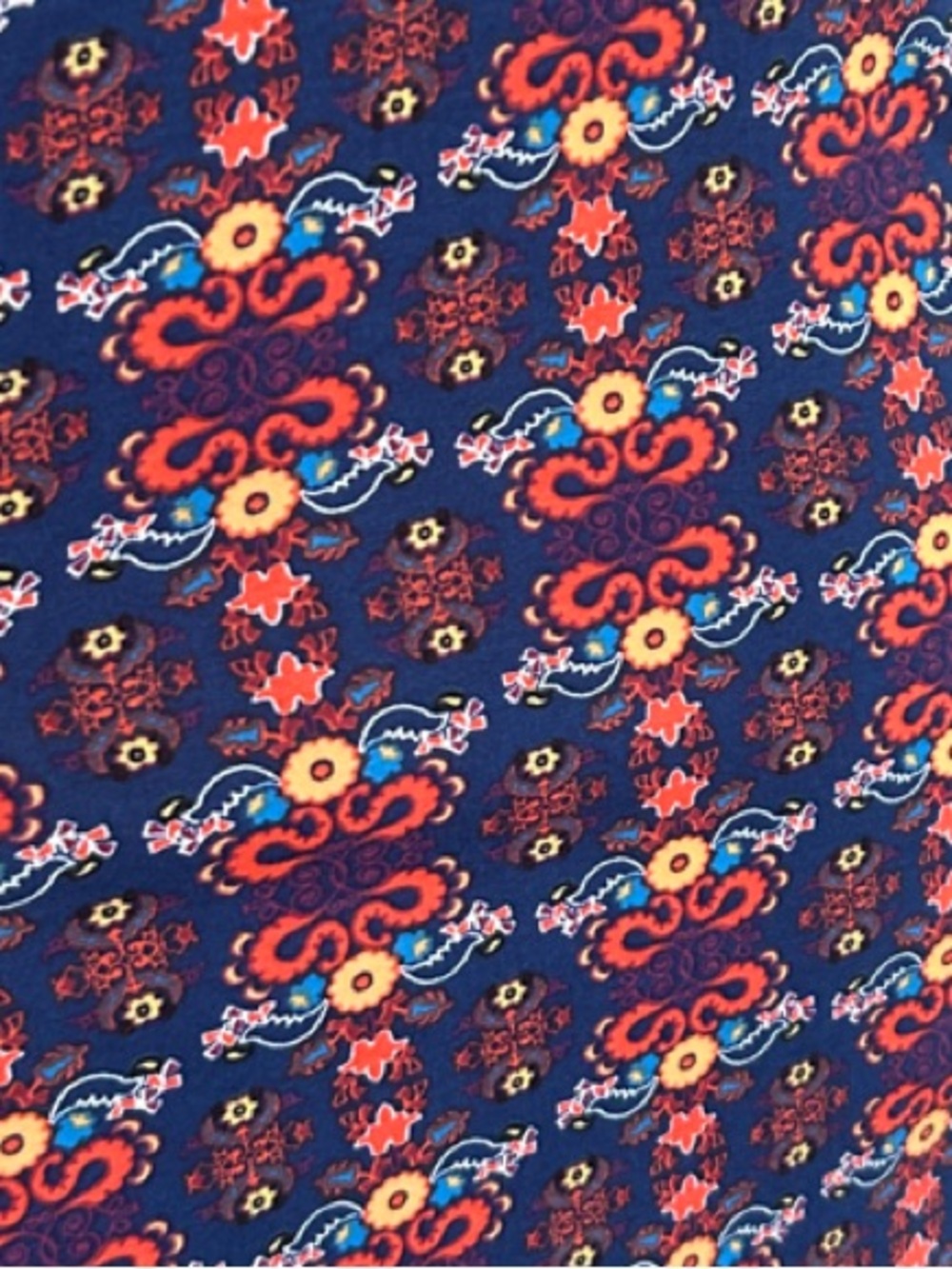 Women’s Navy Multi-Color Patterned Tunic - Picture 3 of 3